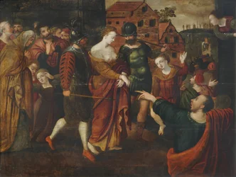 St. Agatha (olie på panel)