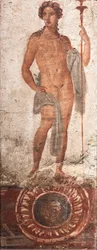 Mandlig kroningsfigur, Herculaneum