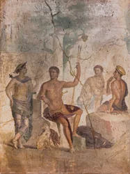 Meleager og Atalanta, Pompeji