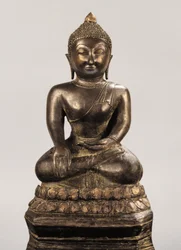 Buddha-billede fra Ayutthaya-perioden (bronze)