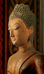 Lawn Sukhothai Steel Buddha (bronze)