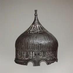 Turbanhjelm, ca. 1478-90 (stål, jern, sølv)