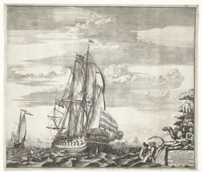 Flagskib Goto Predestinatsia Guds forsyn bygget af Peter den Store i Voronezh, 1700, 170