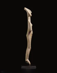 Kykladisk tilbagelænet kvindeskikkelse, navnestykke af Schuster-mesteren, Early Cycladic II, ca. 2400 f.Kr.