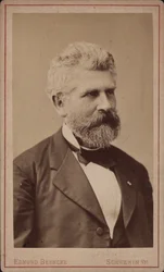 Portræt af cellisten og komponisten Georg Goltermann 1824-1898, ca. 1880.