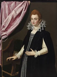 Portræt af Marie de Medici 1575-1642