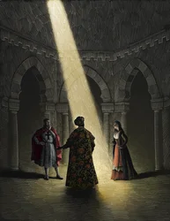 Nathan the Wise, 2008 (scratchboard, farvelagt digitalt)