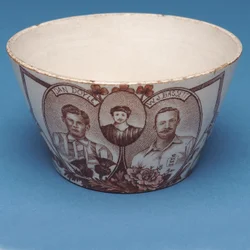 England v. Skotland souvenirskål (keramik)