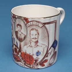 England v. Skotland souvenirkrus (keramik)