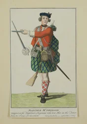 Malcolm McPherson, korporal i Black Watch Regiment, skudt til desertering, 1743