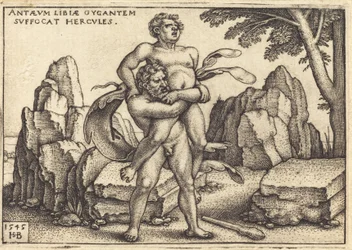 Hercules dræber Anthaeus