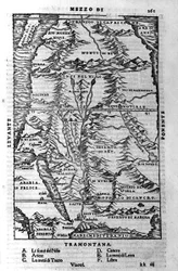 La course du Nile - i ""Cosmographie"" af Sebastiano Munster