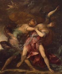 Apollo og Daphne (olie på lærred)
