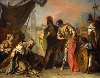 Alexander og familien af Darius, ca. 1708-1710