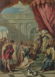 Esther før Ahasverus, ca 1730
