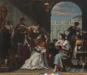 Salomon forguder idoler, ca. 1724