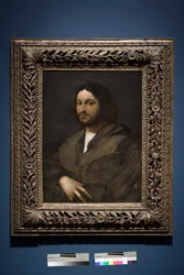 Portræt af en mand, ca. 1516-20 (olie på panel, overført fra panel)