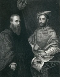 Kardinal Hippolito De Medici og Sebastiano Del Piombo