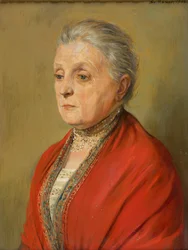 Portræt af Luise Maurer, kunstnerens første kone