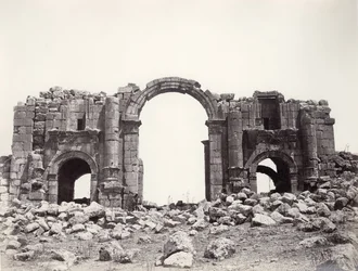 Hadrians bue ved Jerash, 1867