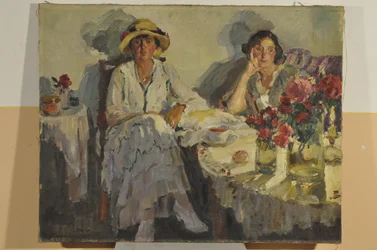 Efterårsaften kommer ned, 1915