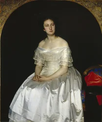 Portræt af prinsesse Maria Vasilyevna Vorontsova 1819-1894, 1851