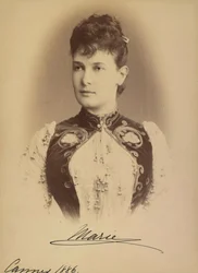 Marie Pavlovna de Russie - Storhertuginde Maria Pavlovna af Rusland (1854-1920), af Levitsky, Sergei Lvovich (1819-1898). Sølv gelatine fotografering