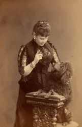 Marie Pavlovna de Russie - Storhertuginde Maria Pavlovna af Rusland (1854-1920), af Levitsky, Sergei Lvovich (1819-1898). Albumin Photo, ca 1885. Russian State Film and Photo Archive, Krasnogorsk