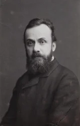 Portræt af forfatteren Gleb Ivanovich Uspensky 18431902, 1870