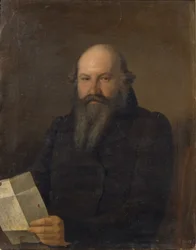 Portræt af Osip Mikhailovich Senkov 1790-1851, 1836