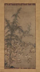 Seven Sages of the Bamboo Grove, 1550