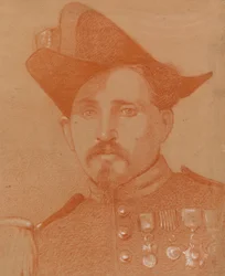 Portræt af en italiensk soldat