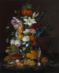 Victorian buket, ca. 1850-55 (olie på lærred)