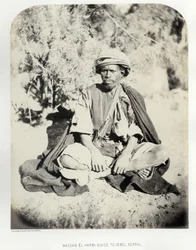 Hassan el Harbi, fører til Jebel Serbal, 1868