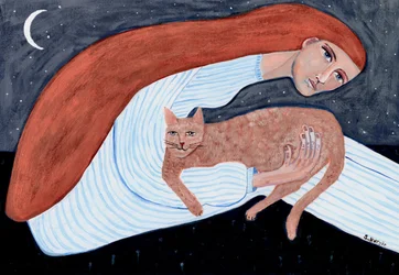 Drømmende kattenat – en varm omfavnelse