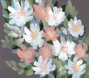 Dæmpet blomsterbuket