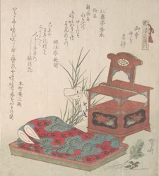 Skab til toilet og sengetøj, formentlig 1819., formentlig 1819.