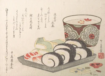 Sushi vineddiket fisk og ris mad.