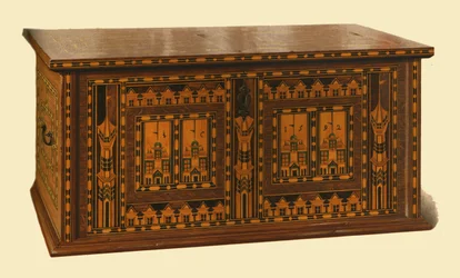 Eg indlagt Nonsuch kiste, 1904