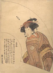 Fantryk af skuespilleren Segawa Kikunojo III, ca. 1775.