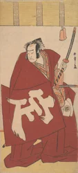Riv c og r Onoe Matsusuke medlem For et stykke tid, billede p red Robes, hva? 1781.