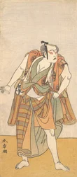Den første Bando Mitsugoro som ubevæbnet mand, 1774 eller 1775.