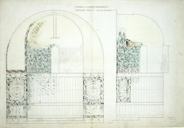 Design til mosaik til The Church of the Wisdom of God i Lower Kingswood