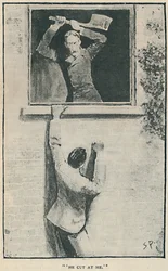 Han huggede mig, 1892