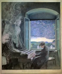 Allegori om Beethoven som et musikalsk geni