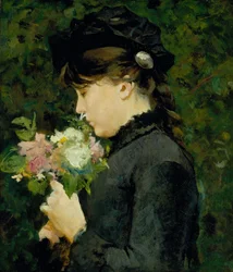 Portræt af Eleonora Tommasi, ca. 1884-85 (olie på lærred)