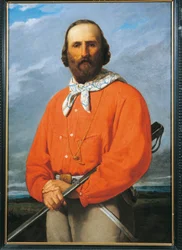 Portræt af Giuseppe Garibaldi