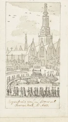 Begravelse af Jacob van Heemskerck i Oude Kerk i Amsterdam, 1607