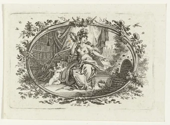 Minerva som protektor for uddannelse og kunst