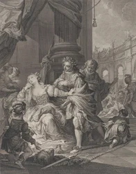 Gunhilda anklaget for utroskab, 1760.